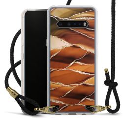 Carry Case Transparent Leather black/gold