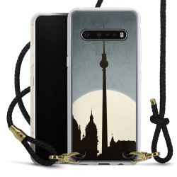 Carry Case Transparent Leather black/gold