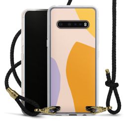 Carry Case Transparent Leather black/gold