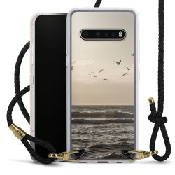 Carry Case Transparent Leather black/gold