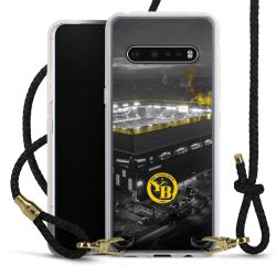 Carry Case Transparent Leather black/gold