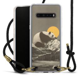 Carry Case Transparent Leather black/gold