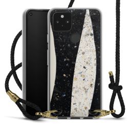 Carry Case Transparent Leather black/gold