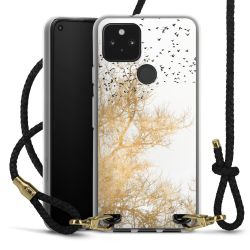 Carry Case Transparent Leather black/gold