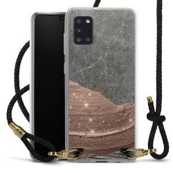 Carry Case Transparent Leather black/gold