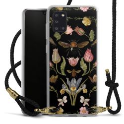 New Carry Case Transparent Leder schwarz/gold