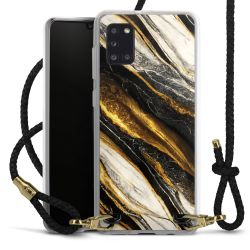 Carry Case Transparent Leather black/gold