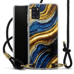 Carry Case Transparent Leather black/gold