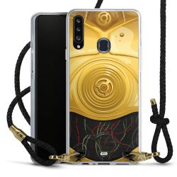 Carry Case Transparent Leather black/gold