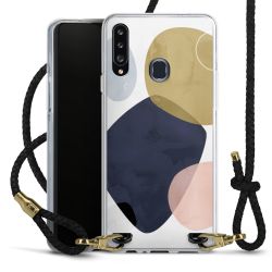 Carry Case Transparent Leather black/gold