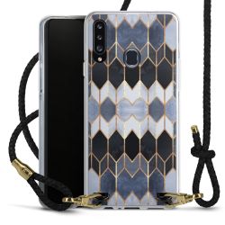 Carry Case Transparent Leather black/gold