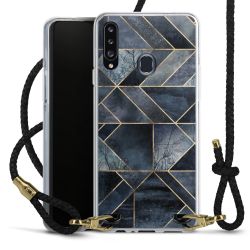 Carry Case Transparent Leather black/gold