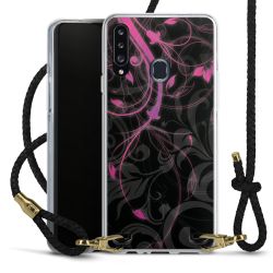 Carry Case Transparent Leather black/gold