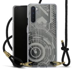 Carry Case Transparent Leather black/gold