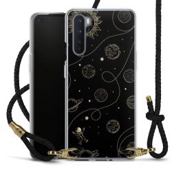 Carry Case Transparent Leather black/gold