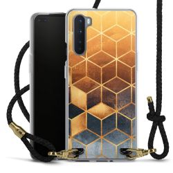 Carry Case Transparent Leather black/gold