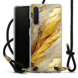 Carry Case Transparent Leather black/gold