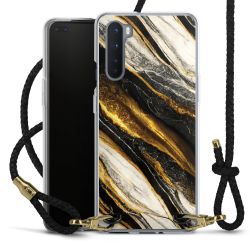 Carry Case Transparent Leather black/gold