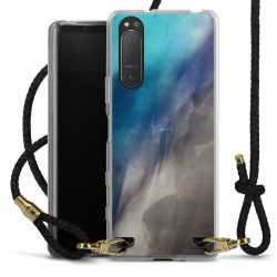 Carry Case Transparent Leather black/gold