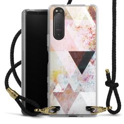 Carry Case Transparent Leather black/gold