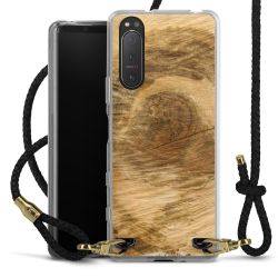 Carry Case Transparent Leather black/gold