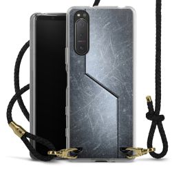 Carry Case Transparent Leather black/gold