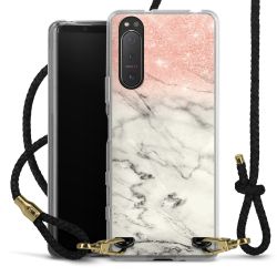 Carry Case Transparent Leather black/gold