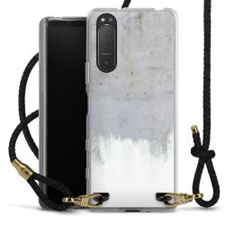 Carry Case Transparent Leather black/gold