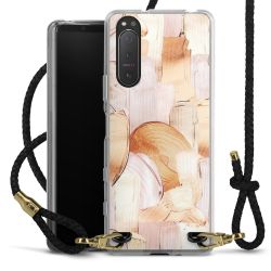 Carry Case Transparent Leather black/gold