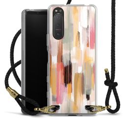 Carry Case Transparent Leather black/gold