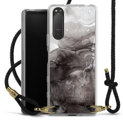 Carry Case Transparent Leather black/gold