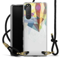 Carry Case Transparent Leather black/gold