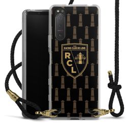 Carry Case Transparent Leather black/gold