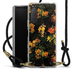 Carry Case Transparent Leather black/gold