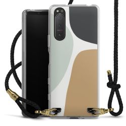 Carry Case Transparent Leather black/gold