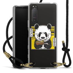 Carry Case Transparent Leather black/gold