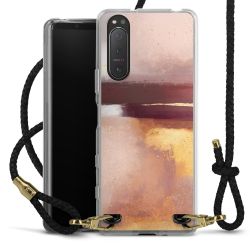 Carry Case Transparent Leather black/gold