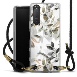 Carry Case Transparent Leather black/gold