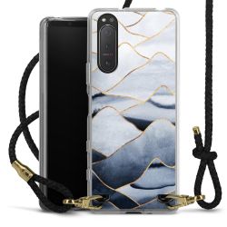 Carry Case Transparent Leather black/gold