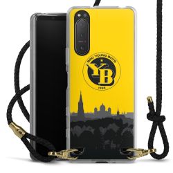 Carry Case Transparent Leather black/gold