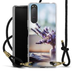 Carry Case Transparent Leather black/gold