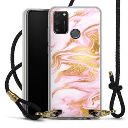 Carry Case Transparent Leather black/gold