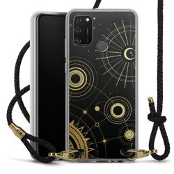 Carry Case Transparent Leather black/gold