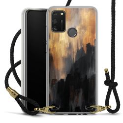 Carry Case Transparent Leather black/gold