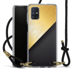 Carry Case Transparent Leather black/gold