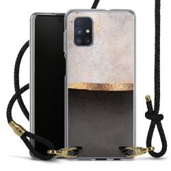 Carry Case Transparent Leather black/gold