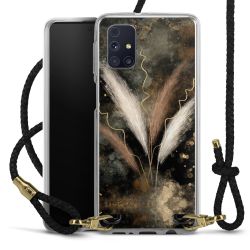 Carry Case Transparent Leather black/gold