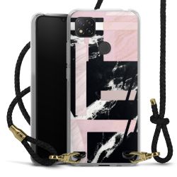 Carry Case Transparent Leather black/gold