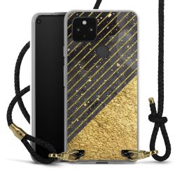 Carry Case Transparent Leather black/gold