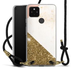 Carry Case Transparent Leather black/gold